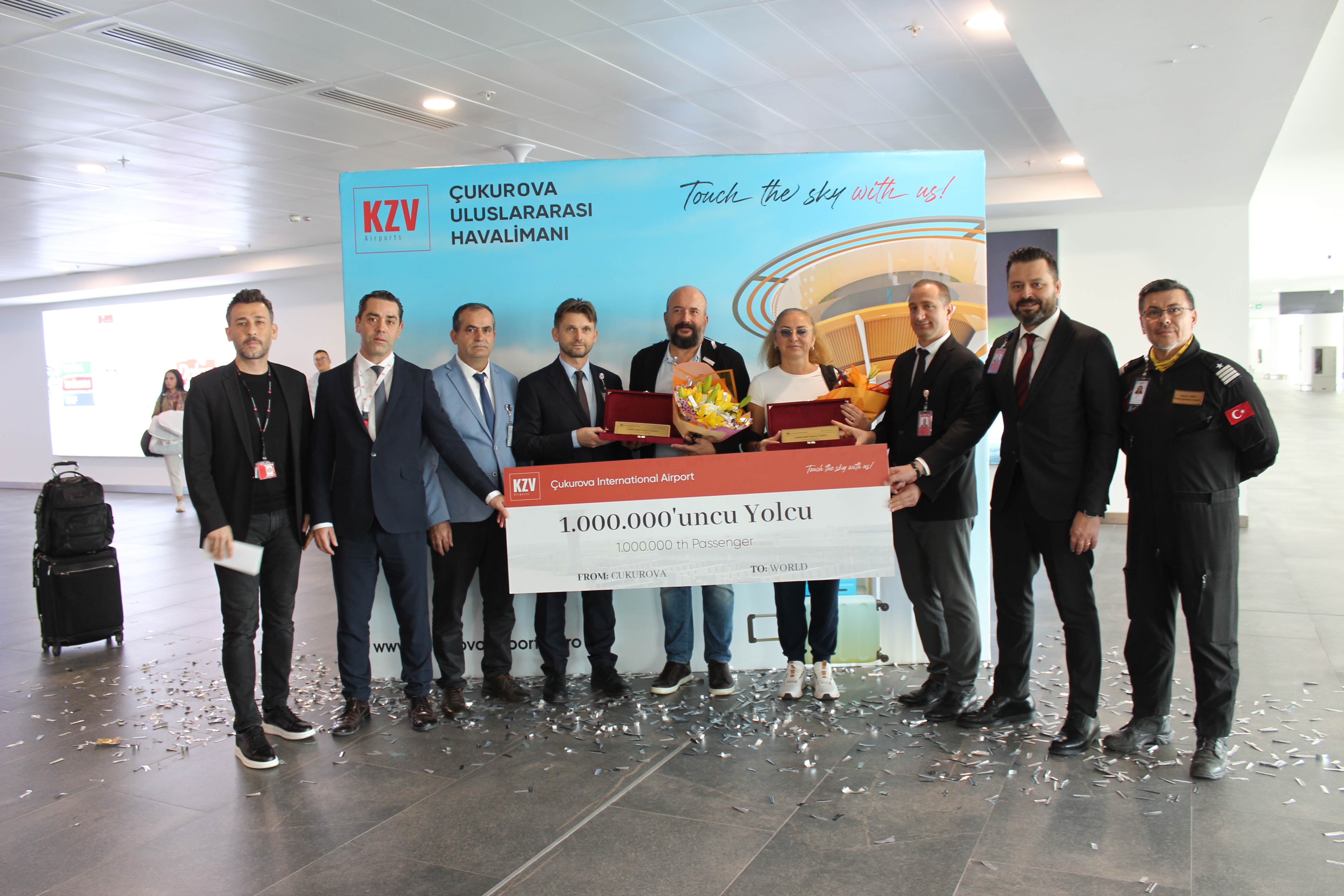 Çukurova Uluslararası Havalimanı 29 Ekim Cumhuriyet Bayramı Haftasında Büyük Gurur 1 Milyonuncu Yolcuyu Ağırladı